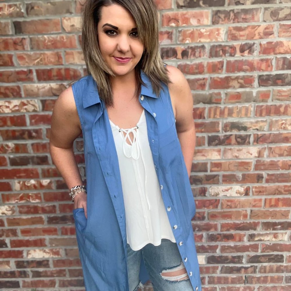Cozy Co.  Harper Button Front Dress Size XL